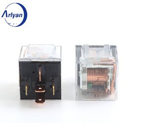 80A 12V 24V Relay Car Waterproof Transparent Shell With Indicator Light Modified Universal Relay