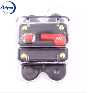 30A-300A Waterproof Car Audio Inline Protection System Fuse Holder Circuit Breaker DC with Plastic Cover