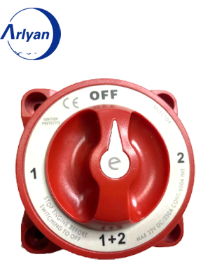 350A 4 Position E-Series cut off Marine Battery Switch Selector w/Alternator Field Disconnect 9001