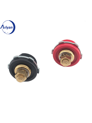 One Pair Terminals Through Panel Battery Terminals Connectors Junction Firewall 3/8'' Studs Bulkhead