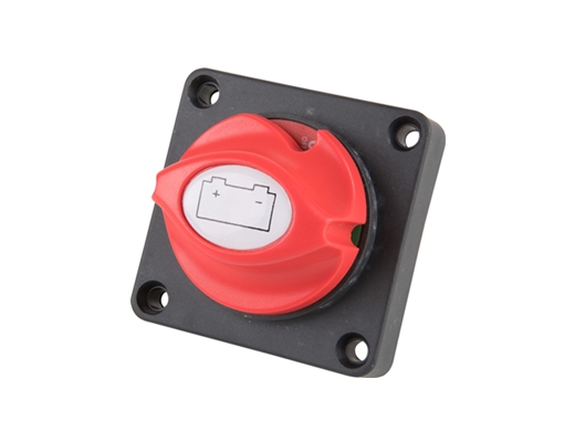 What are precautions for disconnects rotary battery switch?